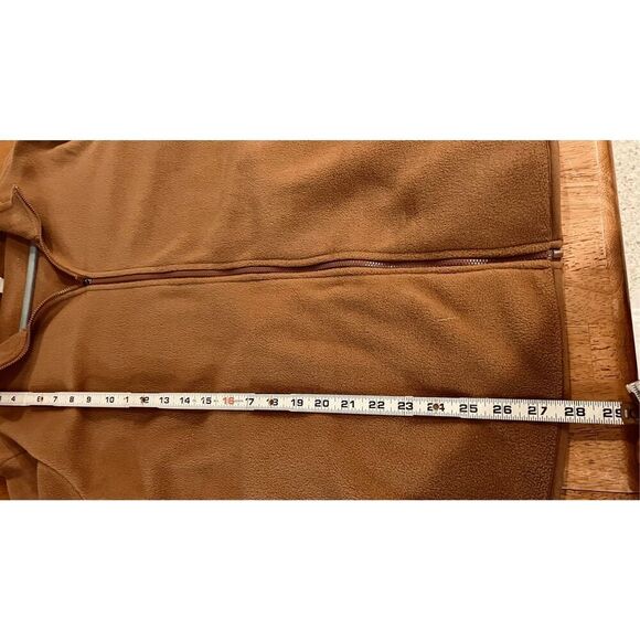 Old Navy Womens Full Zip Fleece Jacket Tan Size XXL - Picture 5 of 10